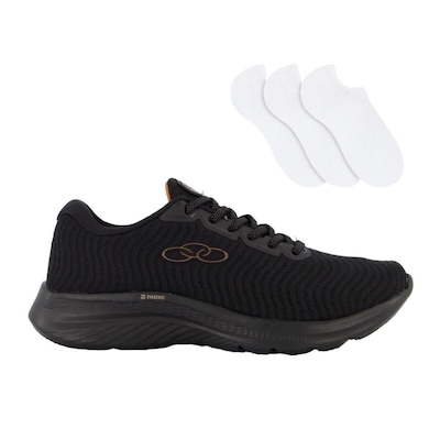 Tênis Olympikus Atmos - Feminino + 3 Pares de Meias - Foto 1