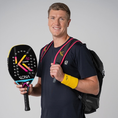 Mochila Raqueteira Kona Plus Gladiator André Baran 2025 - 35 Litros - Foto 3