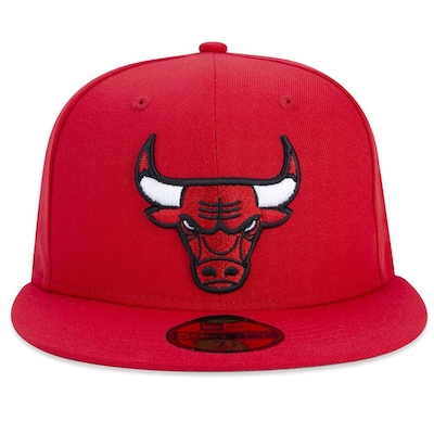 Boné Aba Reta New Era 5950 Chicago Bulls NBA Fitted - Adulto - Foto 1