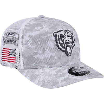 Boné Aba Curva New Era 970 Trucker Chicago Bears NFL Salute to Service - Adulto - Foto 5