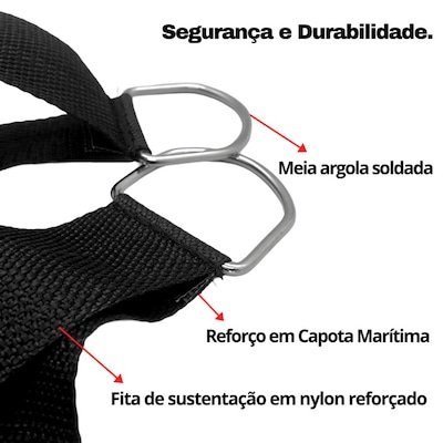 Suporte de Parede Reforçado + Saco Pancada Rhino Profissional 90cm - Foto 3