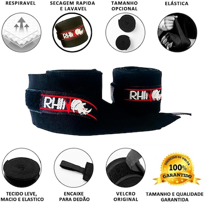 Bandagem Elástica 3 Metros RHINO by Spank - Foto 3