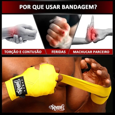 Bandagem Elástica 3 Metros RHINO by Spank - Foto 4