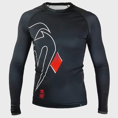 Rashguard Venum Black Belt Dark - Masculino - Foto 1