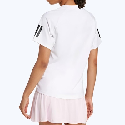 Camiseta Adidas Club Três Listras Tennis Climacool - Feminina - Foto 3