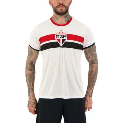 Camiseta Braziline São Paulo Stencil - Masculina - Foto 4