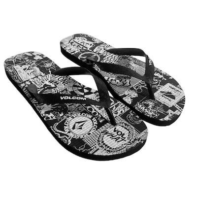 Chinelo Volcom Collage V1005 - Masculino - Foto 1