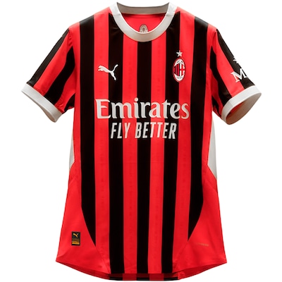 Camiseta Puma Ac Milan Home Torcedor 25 - Masculina - Foto 1