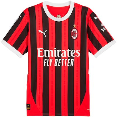 Camiseta Puma Ac Milan Home Torcedor 25 - Masculina - Foto 3