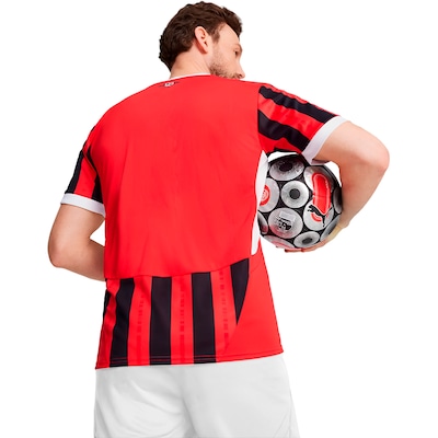 Camiseta Puma Ac Milan Home Torcedor 25 - Masculina - Foto 5