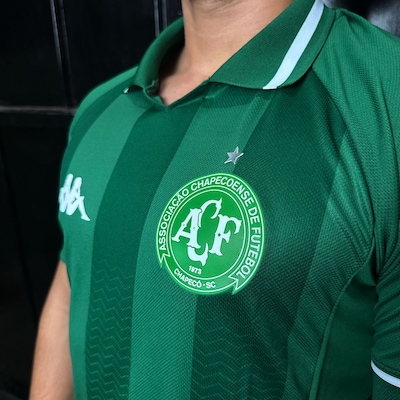 Camisa Chapecoense Kappa 2025 Uniforme 1 - Masculina - Foto 5