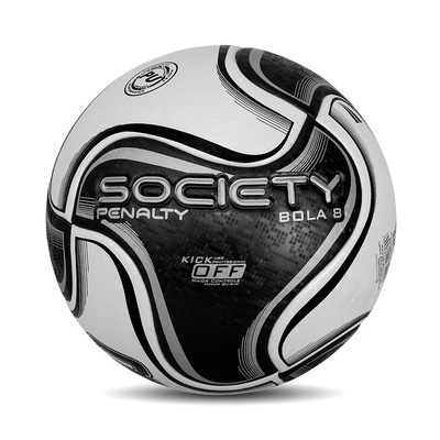 Bola de Futebol Society Penalty 8 N3 XXIV - Infantil - Foto 4