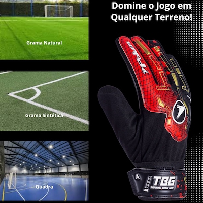 Luva de Goleiro Poker Training Basic - Infantil - Foto 6