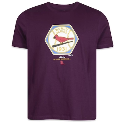 Camiseta New Era St. Louis Cardinals Logo History - Masculina - Foto 1