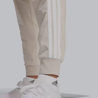 Calça Adidas Single Jersey 3 Stripes - Feminina - Foto 3