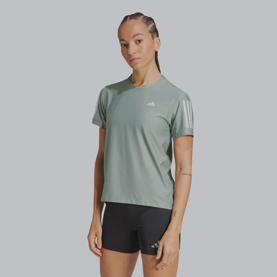 Camiseta Adidas Own The Run Base Logo - Feminina - Foto 1