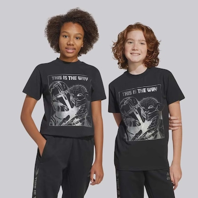 Camiseta Adidas Star Wars - Infantil - Foto 4