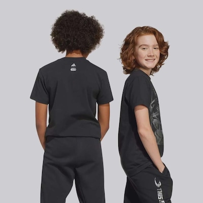Camiseta Adidas Star Wars - Infantil - Foto 5