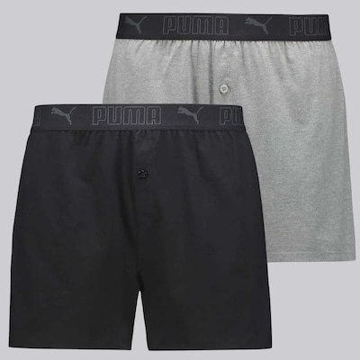 Cueca Puma Samba Canção Cotton - 2 Unidades - Masculino - Foto 1