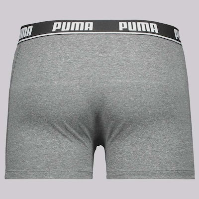 Cueca Puma Boxer Cotton - 3 Unidades - Masculino - Foto 3