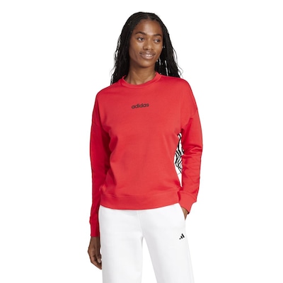 Blusão Adidas French Terry - Feminino - Foto 1