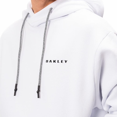 Blusão de Moletom Oakley com Capuz Canguru Heritage Big Skull WT25 - Masculino - Foto 3
