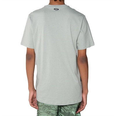 Camiseta Oakley Coral Organic Surf WT25 Stone - Masculina - Foto 2