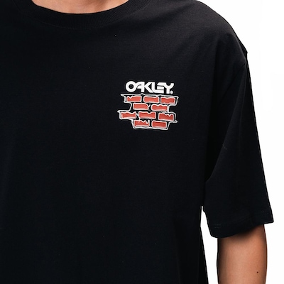 Camiseta Oakley B1B Wall WT25 - Masculina - Foto 3