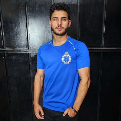 Camisa do Cruzeiro Basic Celeste - Masculina - Foto 3
