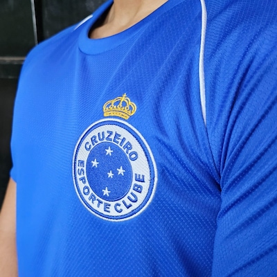 Camisa do Cruzeiro Basic Celeste - Masculina - Foto 4