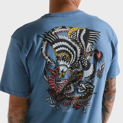 Camiseta Volcom Lintel Classic - Masculina - Foto 3