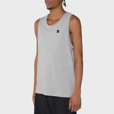 Camiseta Regata Oakley Patch Tee 2.0 Heather Grey - Masculina - Foto 2