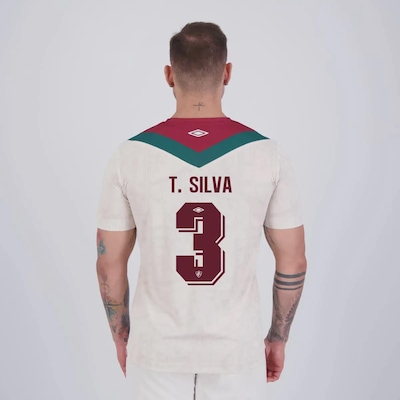Camisa do Fluminense Umbro III 2024 3 Thiago Silva - Masculina - Foto 1
