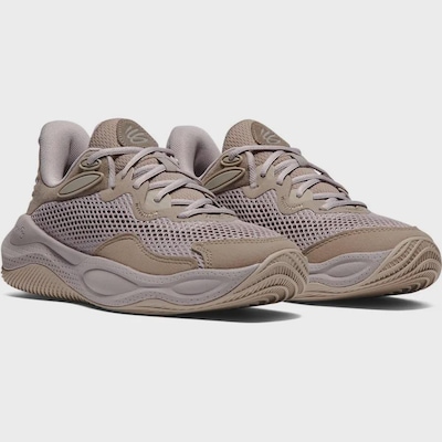 Tênis Under Armour Curry Splash 24 Suede Basquete - Masculino - Foto 4