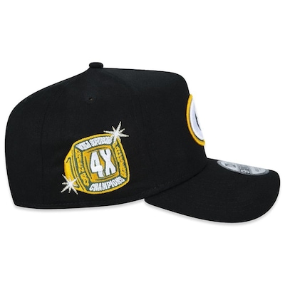 Boné Aba Curva New Era 940 A-Frame Green Bay Packers NFL 4x Champion -  Snapback - Adulto - Foto 6