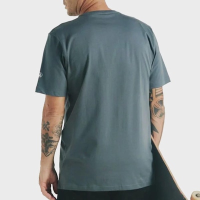 Camiseta Volcom Silk Solid Stone - Masculina - Foto 2