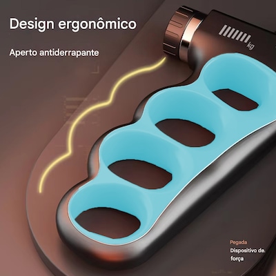 Hand Grip Gold Sports Garra com Carga de 5 a 100 kgs - Mola Aço Carbono com Contador - Foto 4