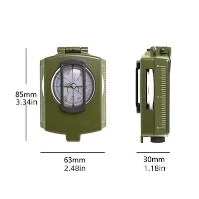 Bússola Militar Gold Sports de Alta Precisão à Prova D'água Profissional - Foto 4