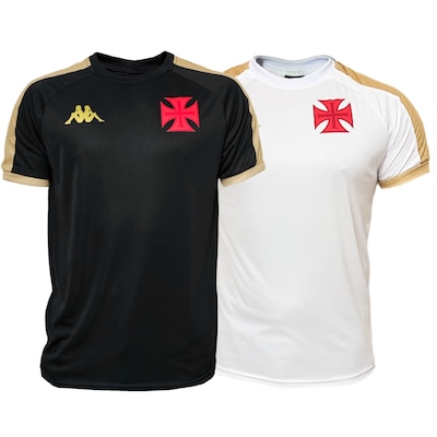Camisa do Vasco da Gama Kappa Supporter Gold - 2 Unidades - Masculina - Foto 1
