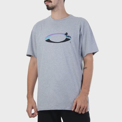 Camiseta Oakley Ellipse Sunset Tee Heather - Masculina - Foto 1