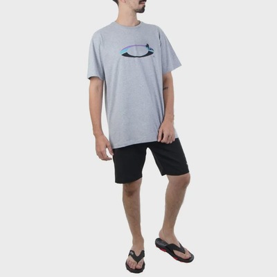 Camiseta Oakley Ellipse Sunset Tee Heather - Masculina - Foto 4
