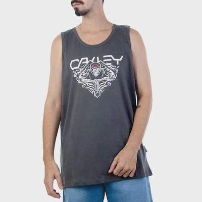 Camiseta Regata Oakley Ellipse Skull Tank Shadow - Masculina - Foto 1