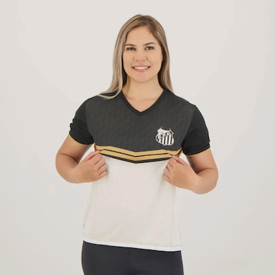 Camisa do Santos Neymar JR 10 Study - Feminina - Foto 2