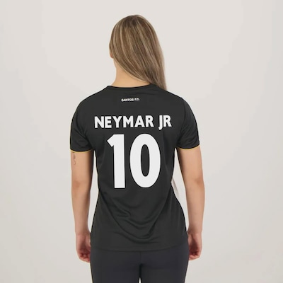Camisa do Santos Neymar JR 10 Study - Feminina - Foto 1