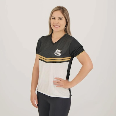 Camisa do Santos Neymar JR 10 Study - Feminina - Foto 4