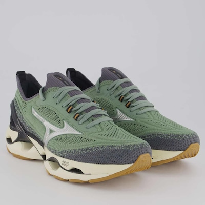 Tênis Mizuno Wave Endeavor 3 Militar - Masculino - Foto 2
