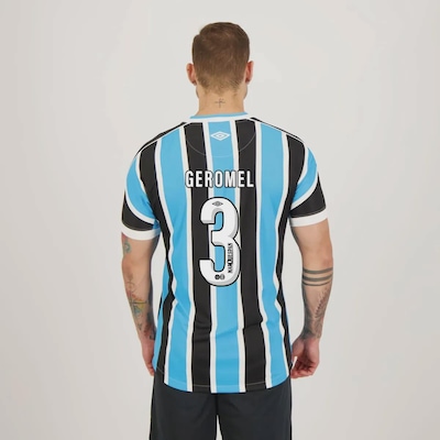 Camisa do Grêmio Umbro I 2023 3 Geromel - Masculina - Foto 1