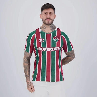 Camisa do Fluminense Umbro I 2024 J. Arias 21 - Masculina - Foto 2