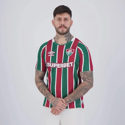 Camisa do Fluminense Umbro I 2024 J. Arias 21 - Masculina - Foto 4