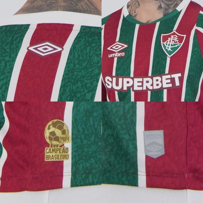 Camisa do Fluminense Umbro I 2024 J. Arias 21 - Masculina - Foto 5